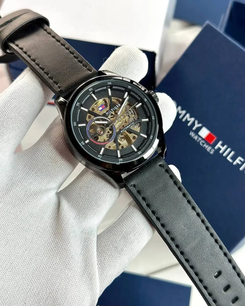 01 TOMMY HILFIGER AUTOMATIC WATCH
